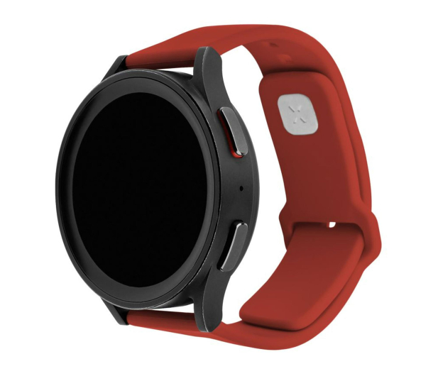 FIXED Silicone Sporty Strap Set do Smartwatch (22mm) Red - 1341102 - zdjęcie